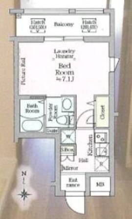 ルフレ グランデ川口の物件間取画像